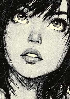 Close-up of a Woman's Face