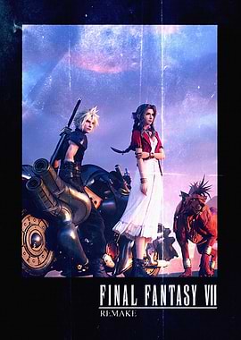 Final Fantasy VII Remake Poster