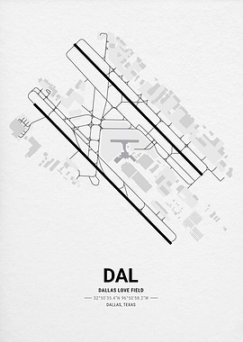 Dallas Love Field Airport Map