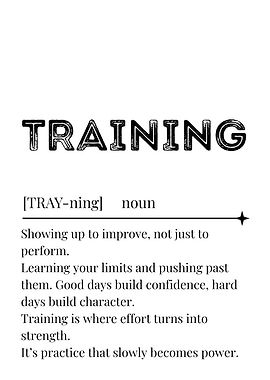 Training Definition