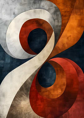 Abstract Swirls of Color