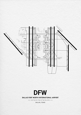 Dallas Fort Worth International Airport Map