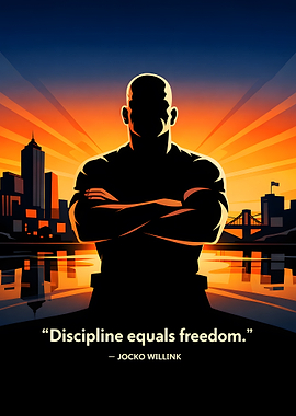 Discipline Equals Freedom Quote