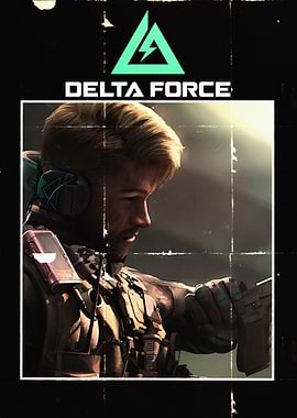 Delta Force Soldier with Gun