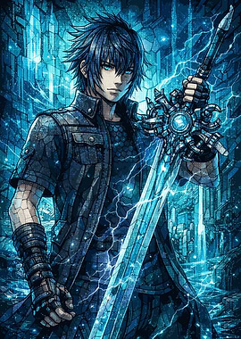 Noctis Lucis Caelum with Sword