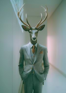Deer in a Suit