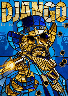 Django Unchained Movie Art