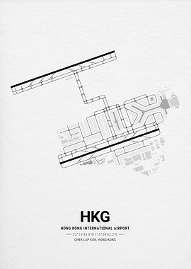 Hong Kong International Airport Map