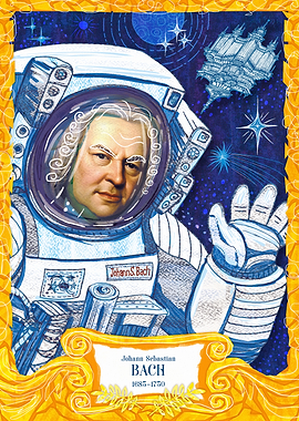 Astronaut Johann Sebastian Bach in Space