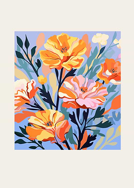 Vibrant Floral Painting