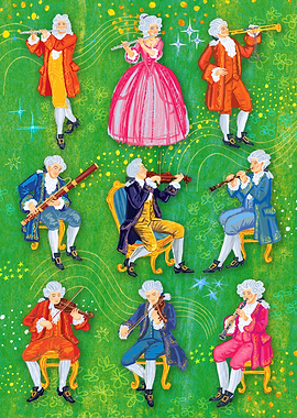 Baroque Musicians orchestra