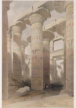 Ancient Egyptian Temple Columns