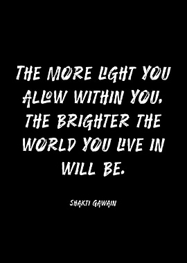 Inspirational Quote About Light