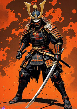Samurai Warrior with Katana