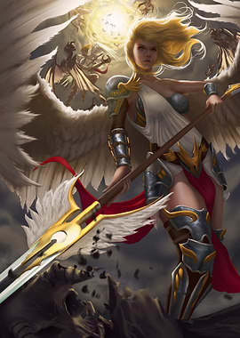 Warrior Angel with Spear