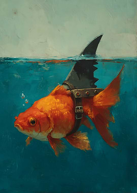 Goldfish with Shark Fin