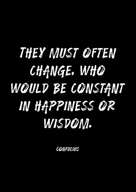 Confucius quote on change