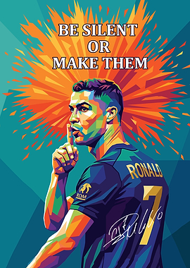 Cristiano Ronaldo Shushing