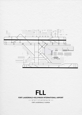 Fort Lauderdale-Hollywood International Airport Map