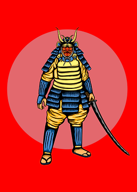 Samurai Warrior with Katana