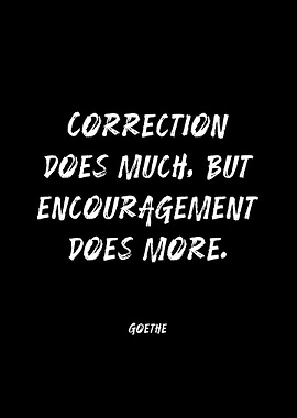 Goethe Quote on Encouragement