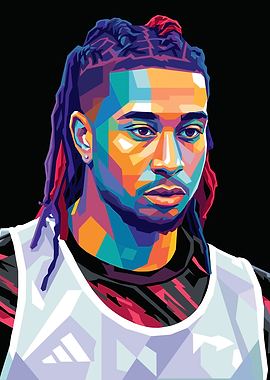 Olise Colorful Portrait