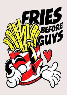 Fries Before Guys Cartoon