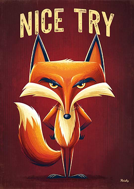Nice Try Fox – Funny Clever Cartoon
