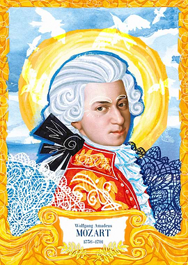 Wolfgang Amadeus Mozart Portrait