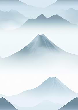 Misty Mountain Landscape