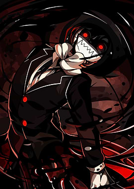 Sinister Anime Character in Suit