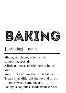 Baking Definition Art