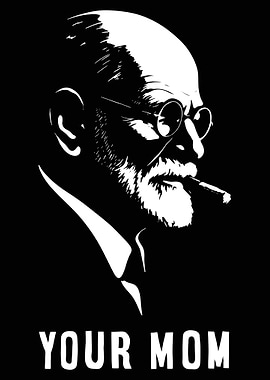 Sigmund Freud Smoking Cigar