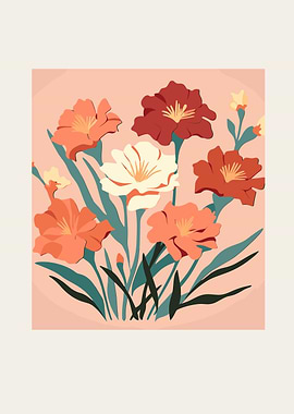 Abstract Floral Arrangement