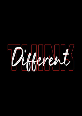 Think Different Text Art