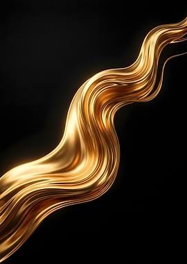 Golden Liquid Flow