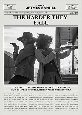 The Harder They Fall Movie Poster