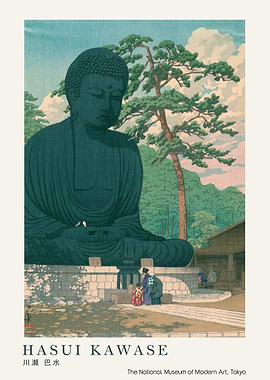 Hasui Kawase Great Buddha Print