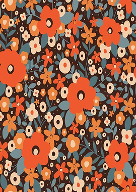 Retro Floral Pattern