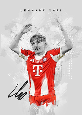 Lennart Karl Soccer Player Portrait