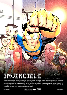 Invincible Comic Book Poster