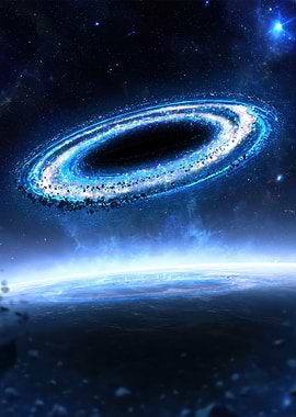 Cosmic Black Hole and Planet