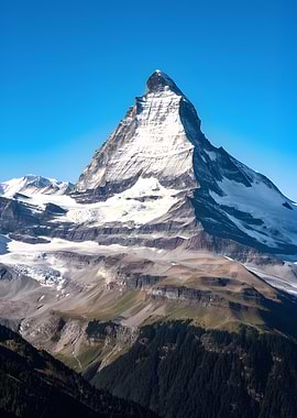 Majestic Matterhorn Mountain Peak