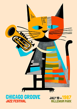 Chicago Jazz Poster