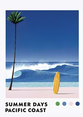 Summer Days: Pacific Coast Surf Aesthetic