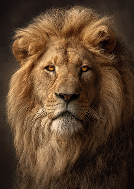 Majestic Lion Portrait