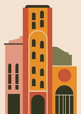 Abstract City Buildings