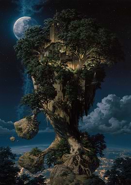 Floating City in a Tree