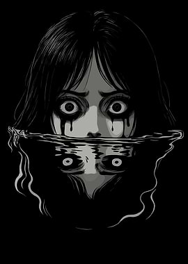 Haunting Reflection of a Girl