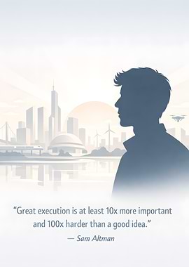 Man looking at futuristic cityscape